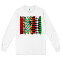 White christmas brushstrokes Long Sleeve Tee - Bettercallsaul