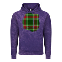 Cloud Purple Christmas Tartan Patch Vintage Hoodie - BundleAndBundleShop