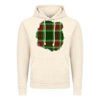 Vintage Artic Christmas Tartan Patch Vintage Hoodie - BundleAndBundleShop
