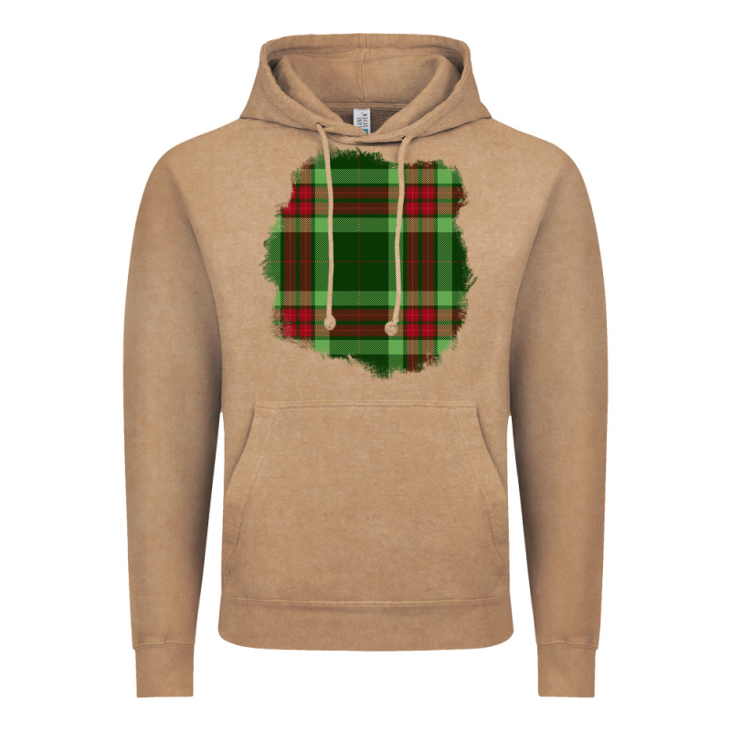 Christmas Tartan Patch Vintage Hoodie by BundleAndBundleShop | Teevron