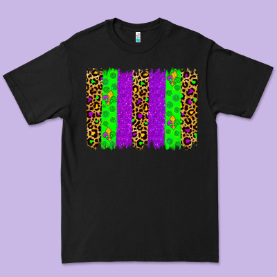Mardi Gras Brush Stoke Premium Tee Designed By Jahusdesignshop
