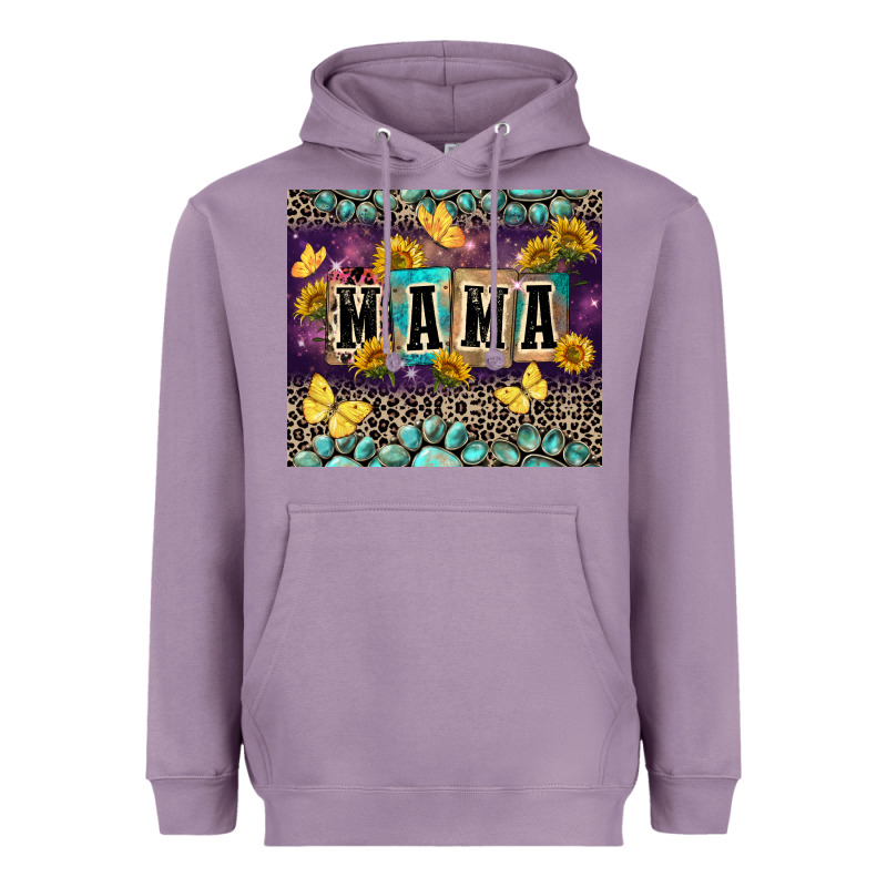 Mama With Sunflowers Heavyweight Hoodie by FaDigitalArtStudio | Teevron