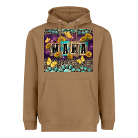 Toasted Coconut Mama with sunflowers Heavyweight Hoodie - FaDigitalArtStudio