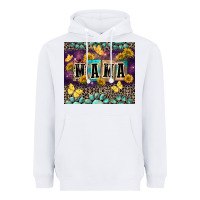 White Mama with sunflowers Heavyweight Hoodie - FaDigitalArtStudio