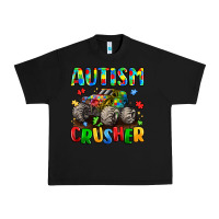Black autism crusher Urban Heavy Tee - LillyAllenDesigns