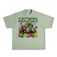 Oil Green autism crusher Urban Heavy Tee - LillyAllenDesigns