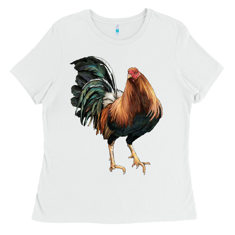 American Game Rooster Ladies Tee by LillyAllenDesigns | Teevron