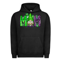 Pigment Black st patricks day mom gnome Urban Hoodie - CowhideDigitalArt