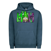 Pigment Midnight Navy st patricks day mom gnome Urban Hoodie - CowhideDigitalArt