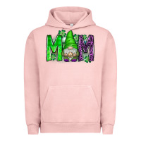 Pigment Salmon st patricks day mom gnome Urban Hoodie - CowhideDigitalArt