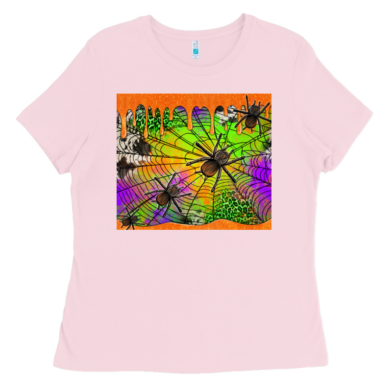 Spiders Halloween Tumbler Ladies Tee by Jasminsmagicworld | Teevron