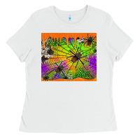 White spiders halloween tumbler Ladies Tee - Jasminsmagicworld