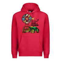 Cardinal So God Made a Farmer Premium Hoodie - JahusDesignShop