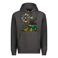 Charcoal Heather So God Made a Farmer Premium Hoodie - JahusDesignShop