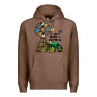 Chestnut So God Made a Farmer Premium Hoodie - JahusDesignShop