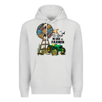 Dove Grey So God Made a Farmer Premium Hoodie - JahusDesignShop