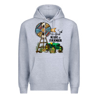 Heather Grey So God Made a Farmer Premium Hoodie - JahusDesignShop