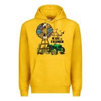 Lemon So God Made a Farmer Premium Hoodie - JahusDesignShop