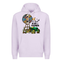 Lilac So God Made a Farmer Premium Hoodie - JahusDesignShop