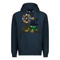Navy So God Made a Farmer Premium Hoodie - JahusDesignShop