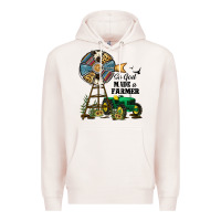 Pale Pink So God Made a Farmer Premium Hoodie - JahusDesignShop