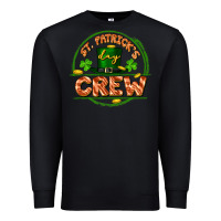 Black St. Patrick's Day crew Premium Sweatshirt - FaDigitalArtStudio