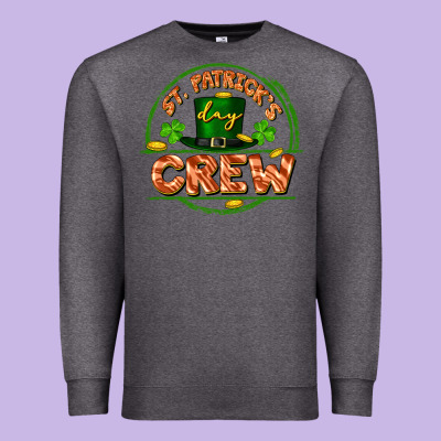 St. Patrick's Day Crew Premium Sweatshirt Designed By Fadigitalartstudio