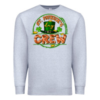 Heather Grey St. Patrick's Day crew Premium Sweatshirt - FaDigitalArtStudio