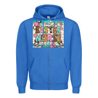 True Royal Easter nurse Easter Day tumbler Zipper Hoodie - HowdyJamesFarm
