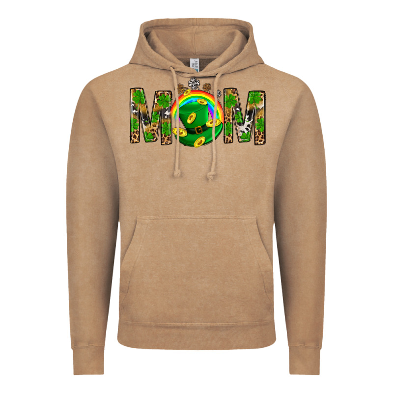 Western Mom With Shamrock Vintage Hoodie by BundleAndBundleShop | Teevron