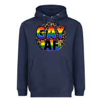 Navy Gay af Heavyweight Hoodie - FaDigitalArtStudio