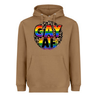 Toasted Coconut Gay af Heavyweight Hoodie - FaDigitalArtStudio
