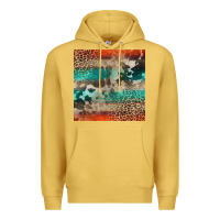 Antique Gold Leopard Cowhide Pattern Premium Hoodie - CowCowDesign