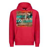 Cardinal Leopard Cowhide Pattern Premium Hoodie - CowCowDesign