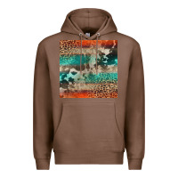 Chestnut Leopard Cowhide Pattern Premium Hoodie - CowCowDesign