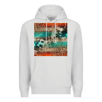 Dove Grey Leopard Cowhide Pattern Premium Hoodie - CowCowDesign