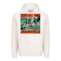 Pale Pink Leopard Cowhide Pattern Premium Hoodie - CowCowDesign
