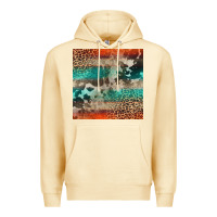 Pina Colada Leopard Cowhide Pattern Premium Hoodie - CowCowDesign