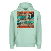 Seafoam Leopard Cowhide Pattern Premium Hoodie - CowCowDesign
