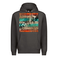 Smoke Leopard Cowhide Pattern Premium Hoodie - CowCowDesign