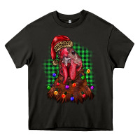 Asphalt christmas rooster Heavy Core Tee - BarkalooDesign