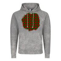 Cloud Rock Christmas Tartan Patch Vintage Hoodie - BundleAndBundleShop
