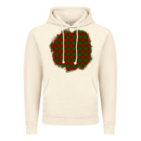 Vintage Artic Christmas Tartan Patch Vintage Hoodie - BundleAndBundleShop