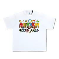 White autism acceptance Urban Heavy Tee - LillyAllenDesigns