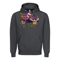 Smoke Happy Mardi carnival with truck Zipper Hoodie - HowdyJamesFarm