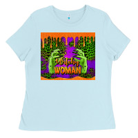 Baby Blue witchy woman halloween tumbler Ladies Tee - Jasminsmagicworld