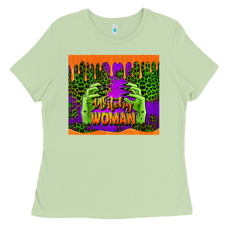 Witchy Woman Halloween Tumbler Ladies Tee by Jasminsmagicworld | Teevron