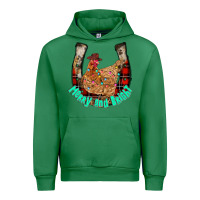 Emerald horseshoe chicken Urban Hoodie - CowhideDigitalArt