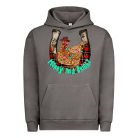 Pigment Tornado horseshoe chicken Urban Hoodie - CowhideDigitalArt