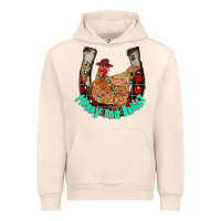 Sandshell horseshoe chicken Urban Hoodie - CowhideDigitalArt